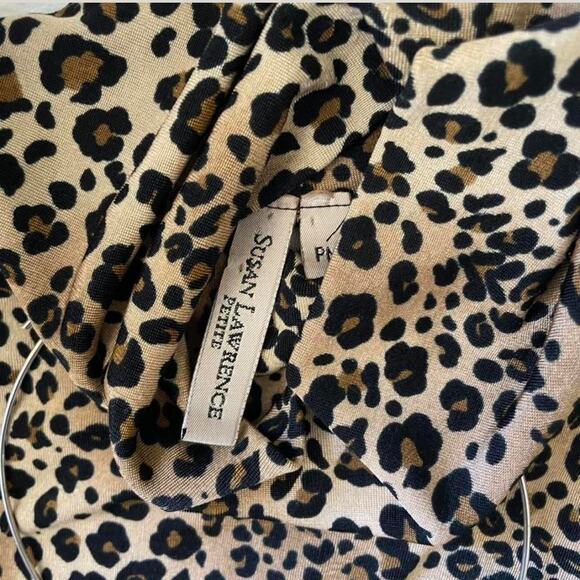 Vintage leopard print sleeveless top - Picture 2 of 3